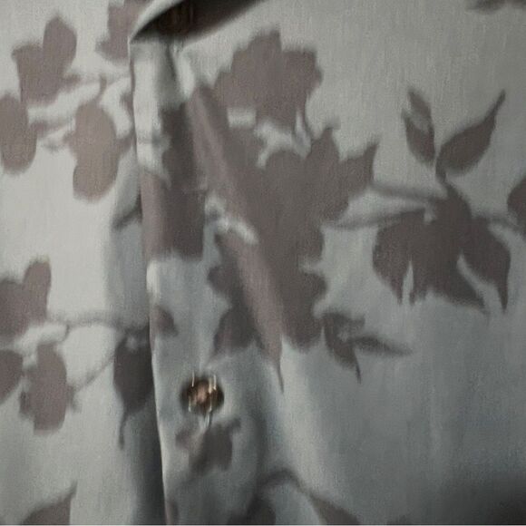 Abercrombie & Fitch Mens Short Sleeve Blue Hawaiian Casual Button-Down Shirt XLT - Picture 5 of 7